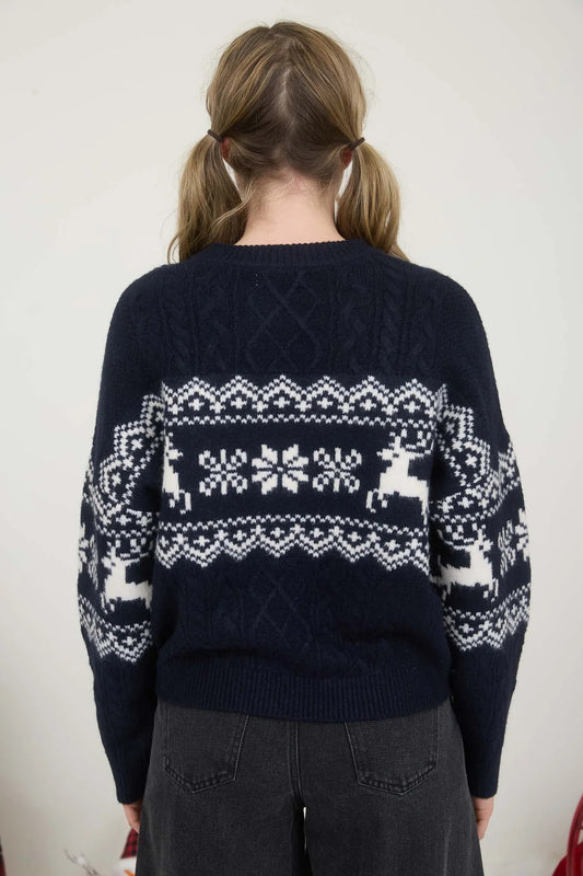 Snow Deer Sweater