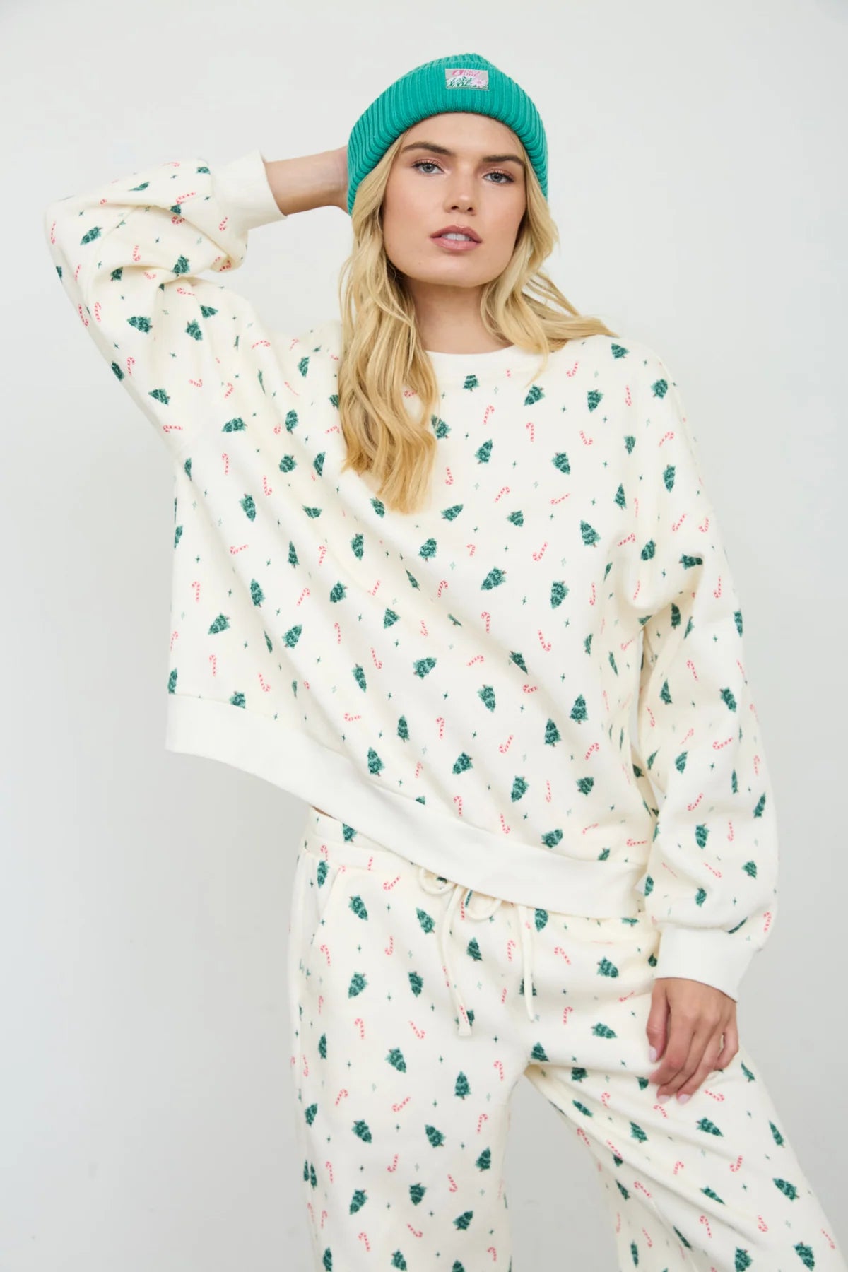 Holiday Candy Cane Sweatshirt