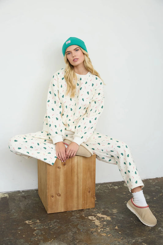 Holiday Candy Cane Pants