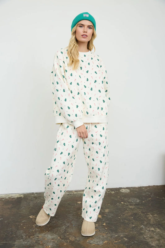 Holiday Candy Cane Pants
