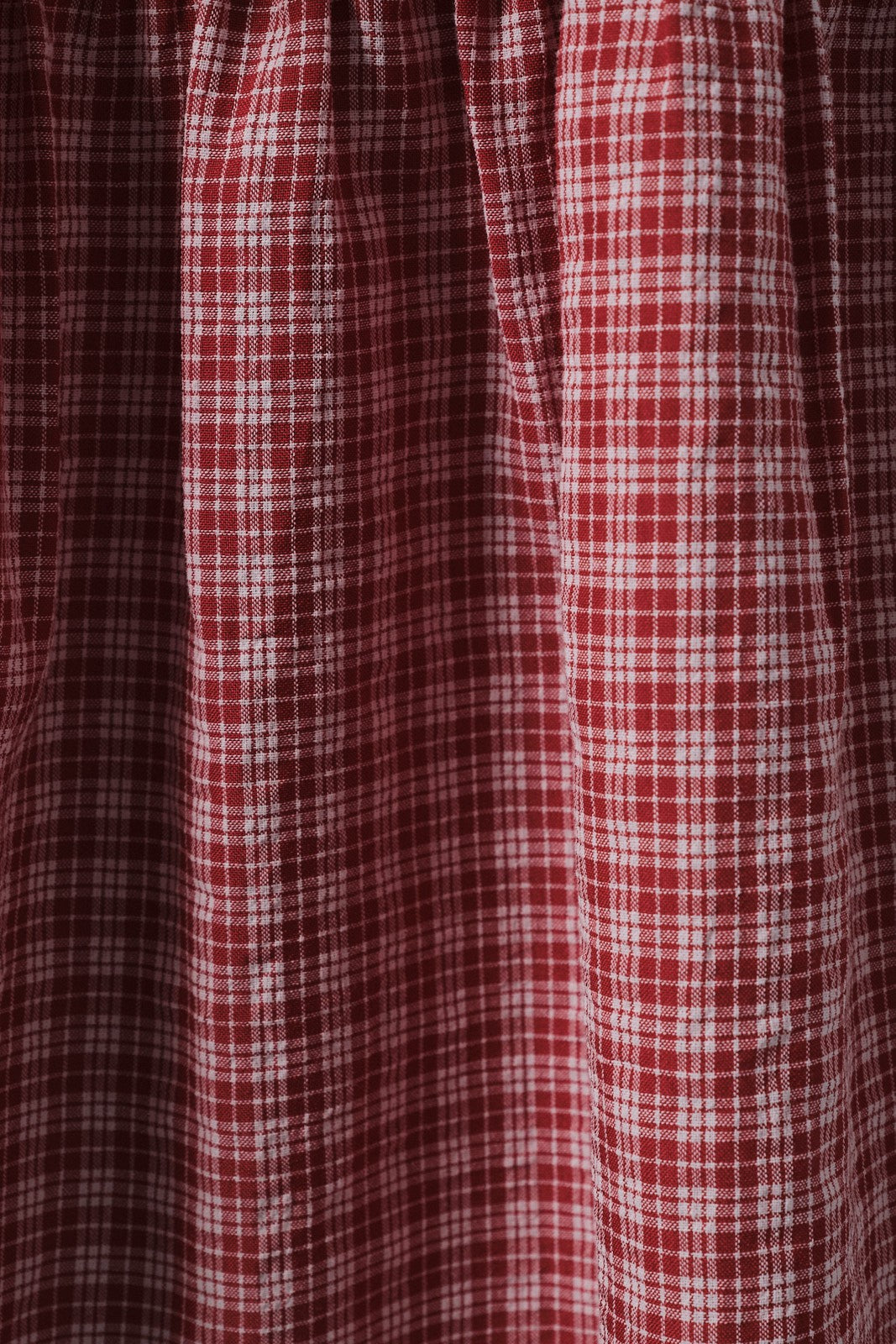 Checkered Smocked Waist Dress
