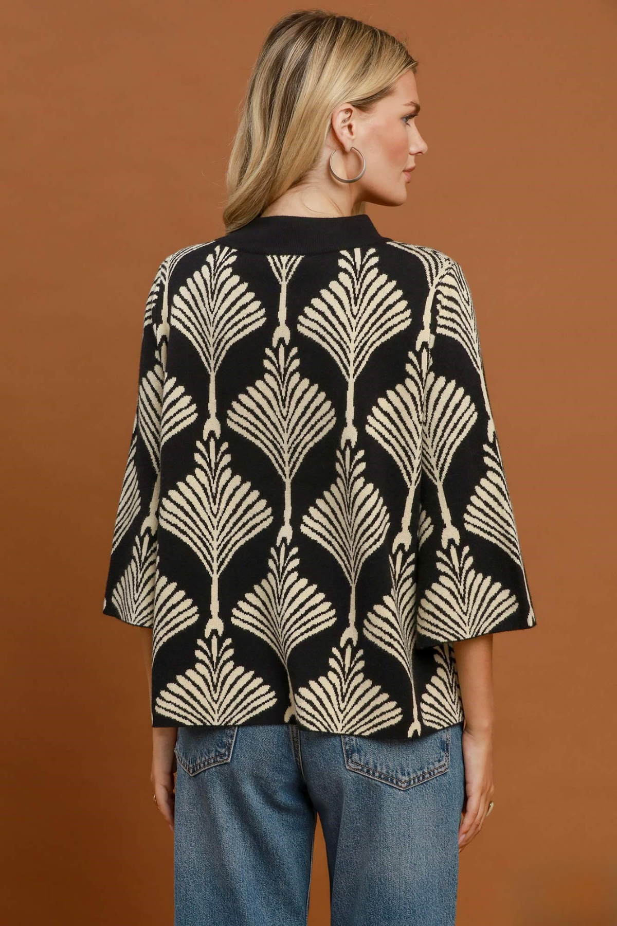 Abstract Pullover Sweater