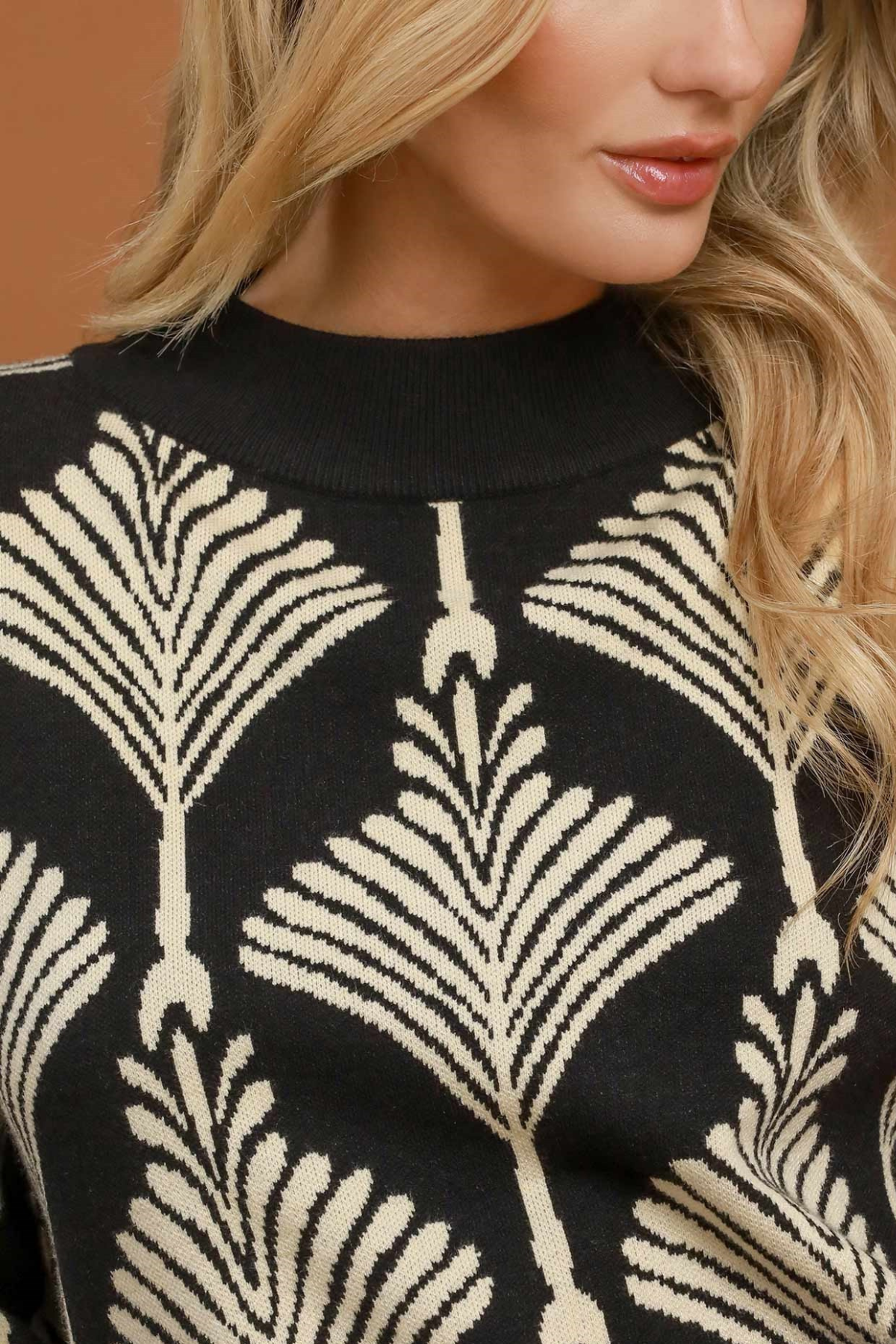 Abstract Pullover Sweater