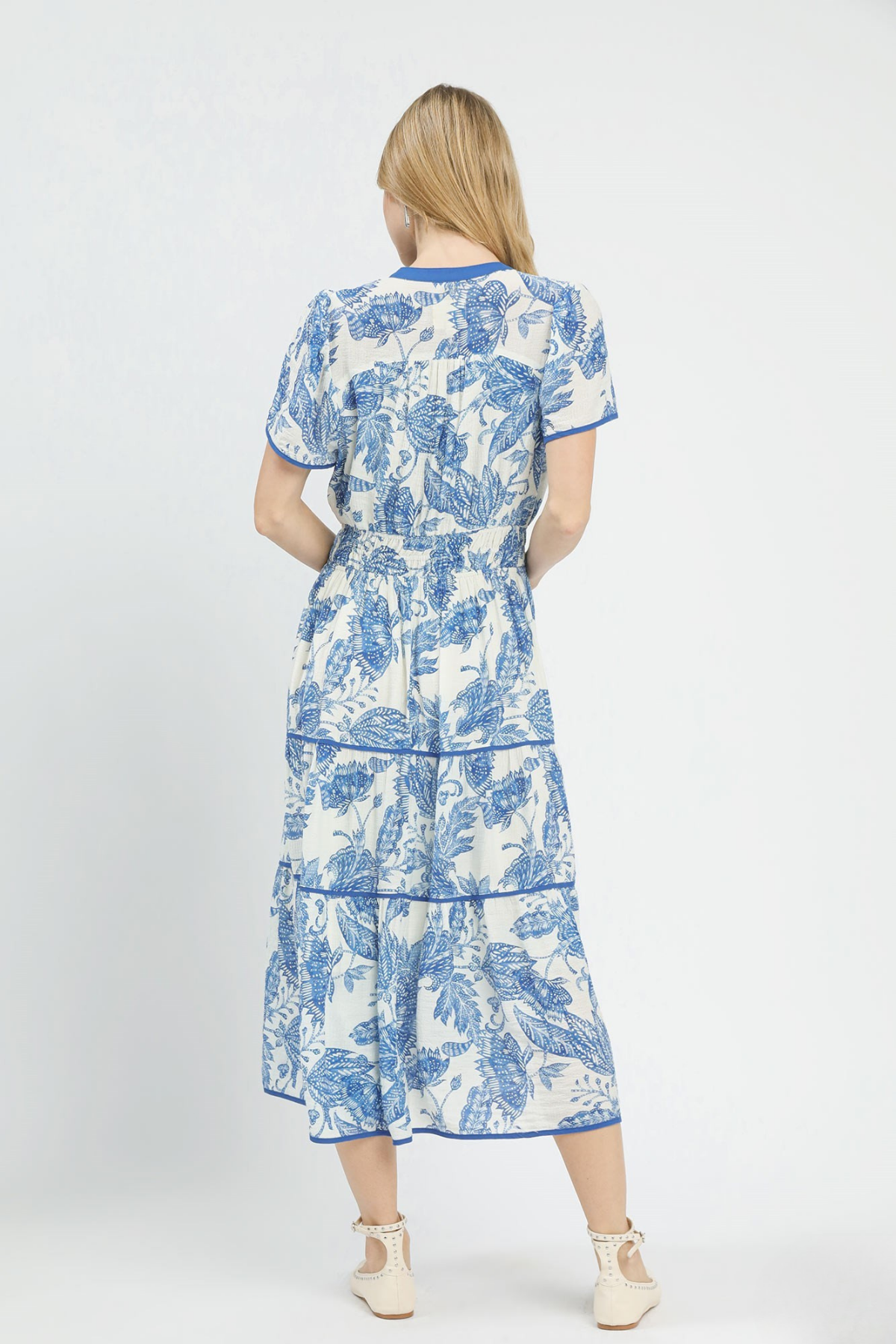 Botanical Tiered Maxi Dress