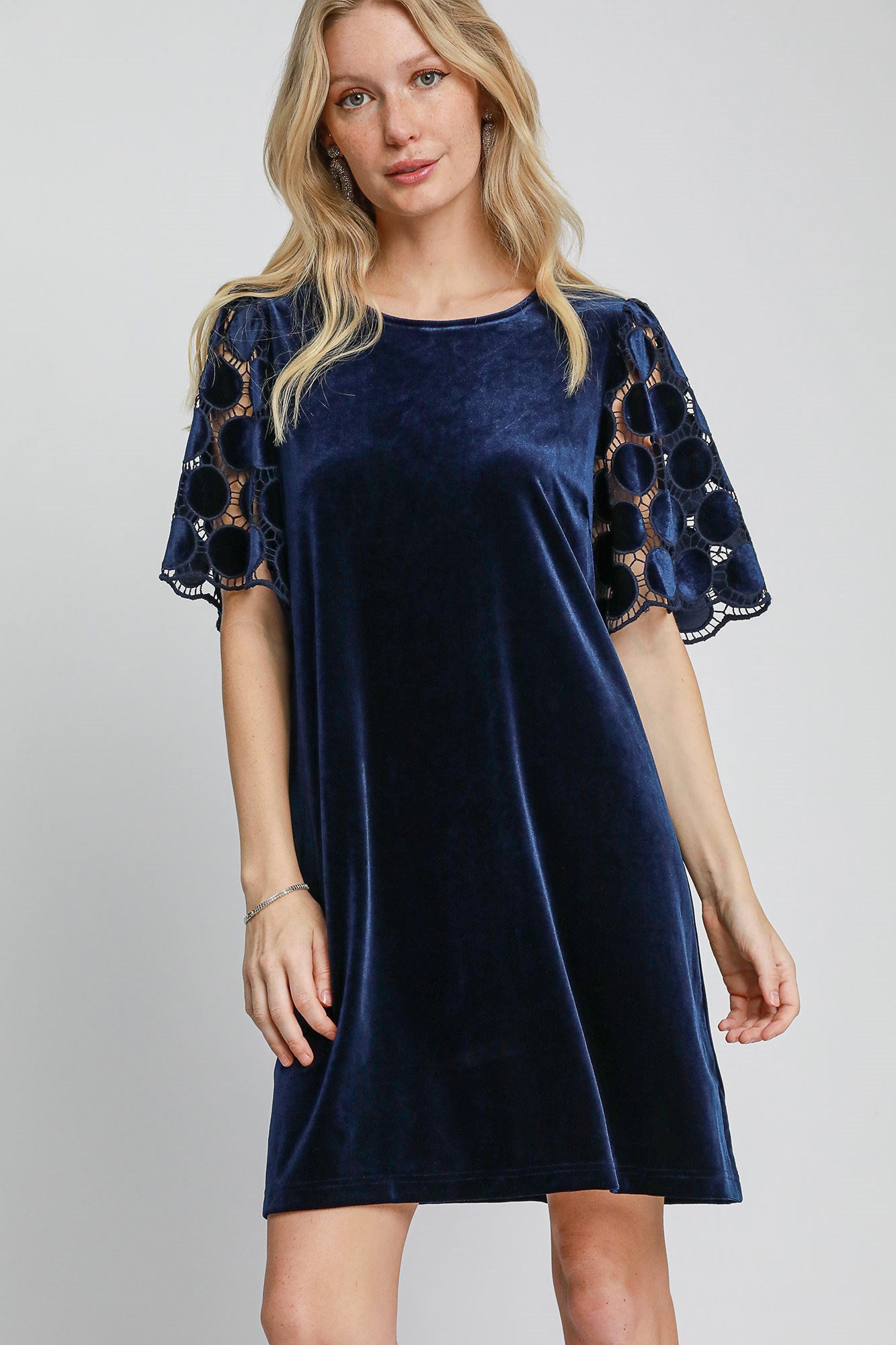 Velvet Shirt Dress