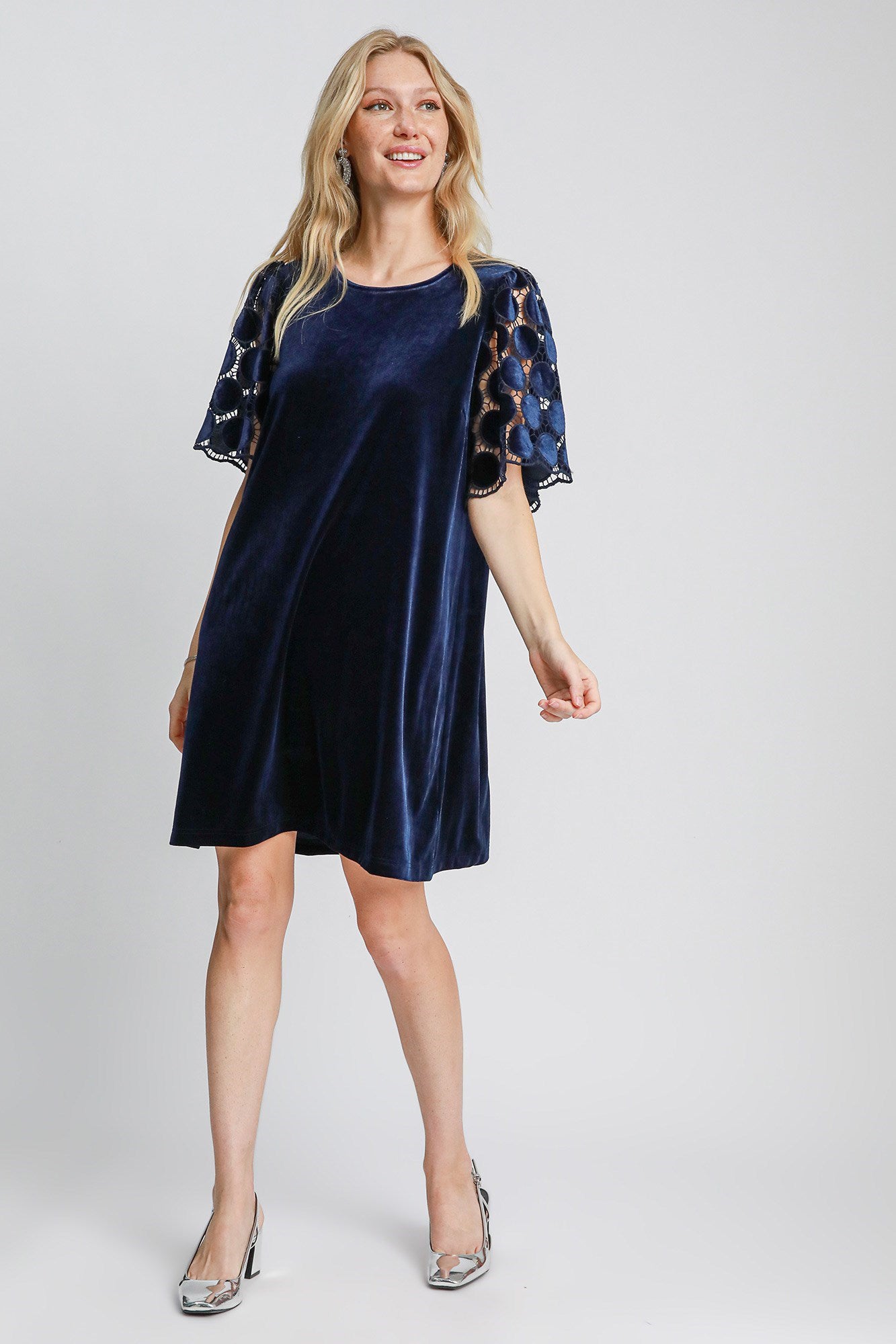 Velvet Shirt Dress