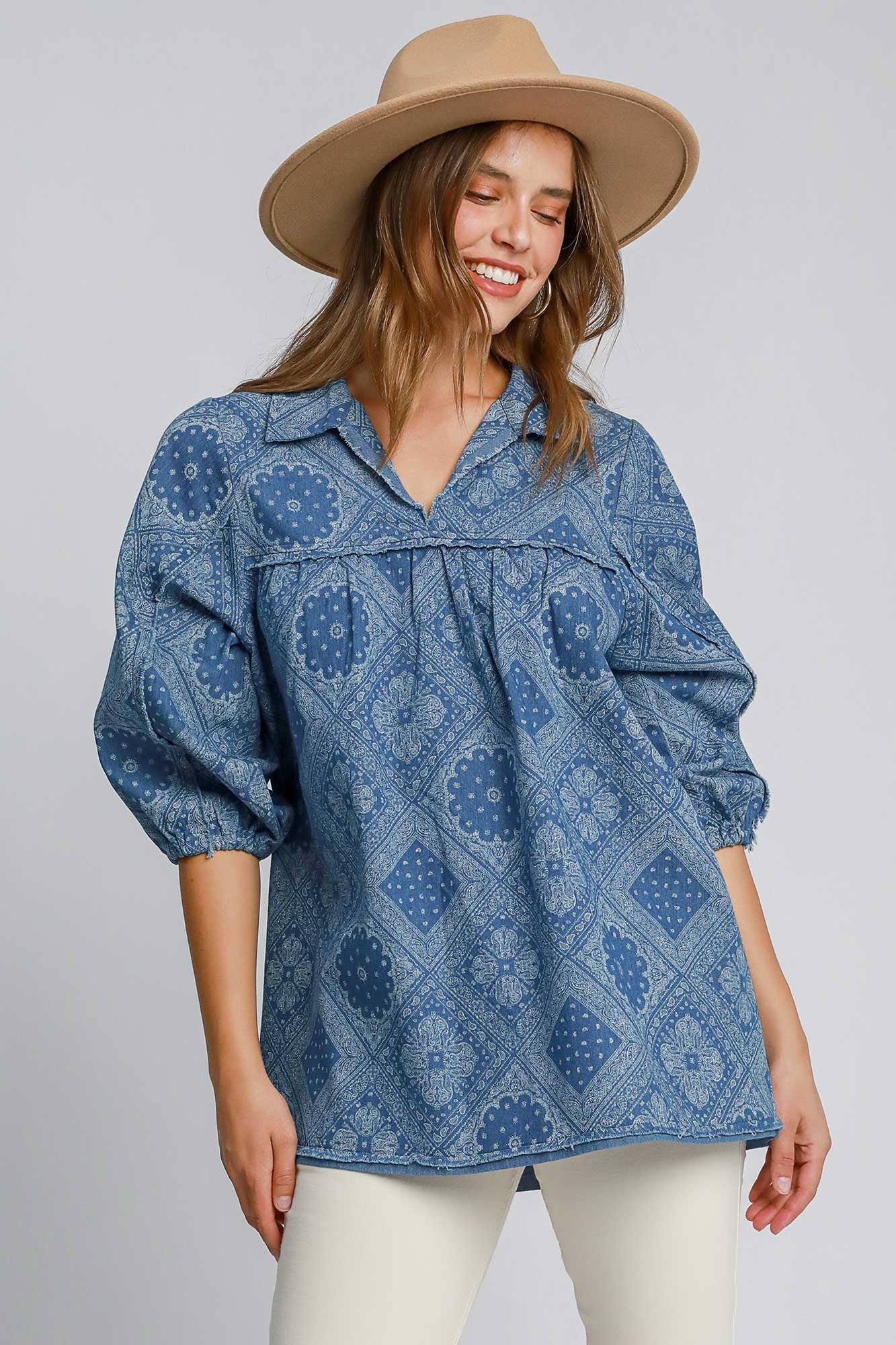 Paisley Print Tunic