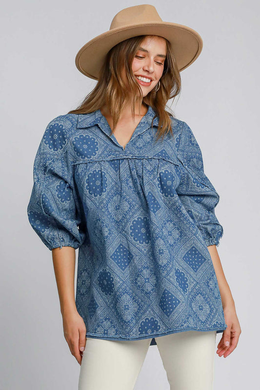 Paisley Print Tunic
