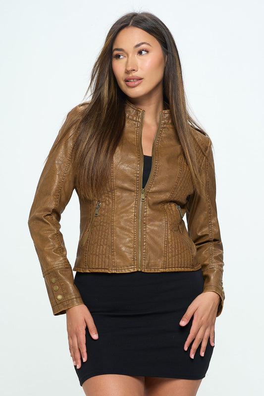 Dounia Elite Vegan Leather Jacket