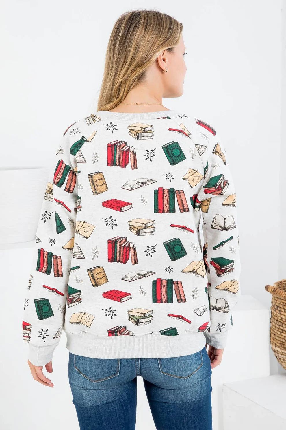 Retro Book Sweatshirt