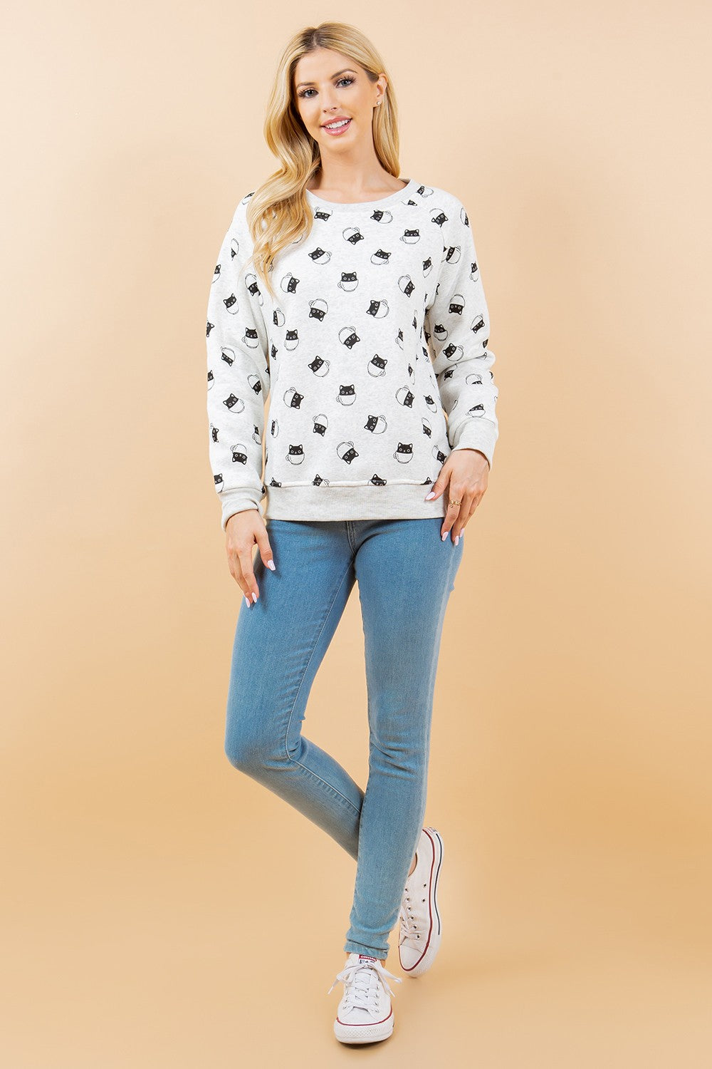 Cats in Teacups Sweatshirt