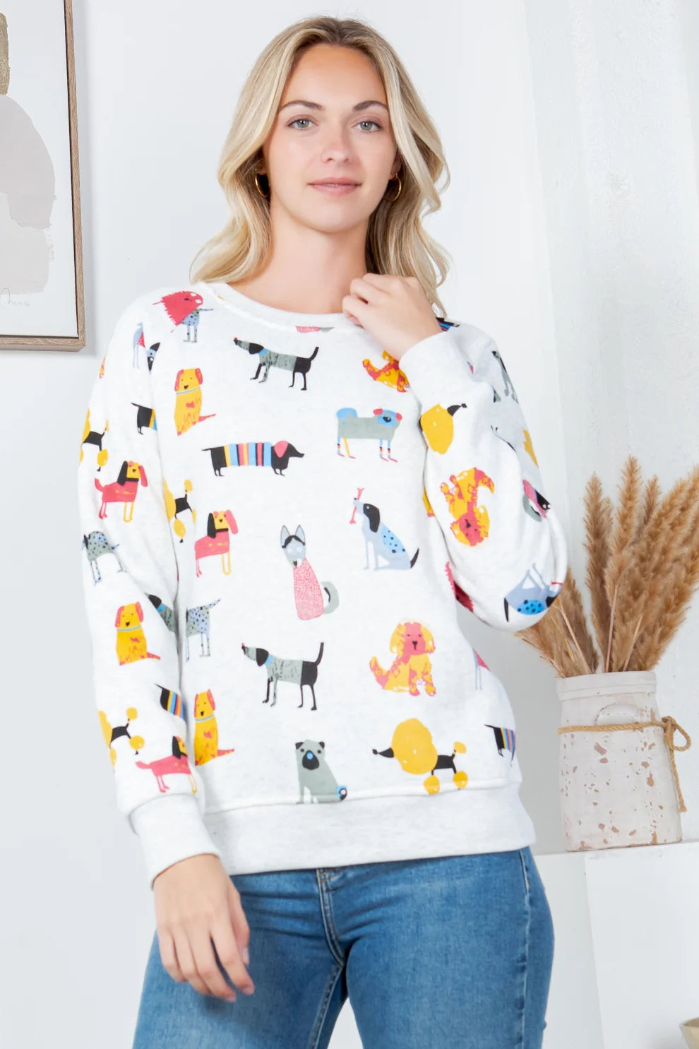 Colorful Dogs Sweatshirt