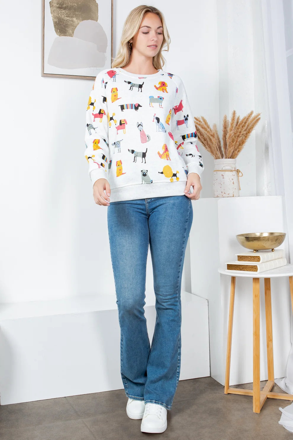Colorful Dogs Sweatshirt