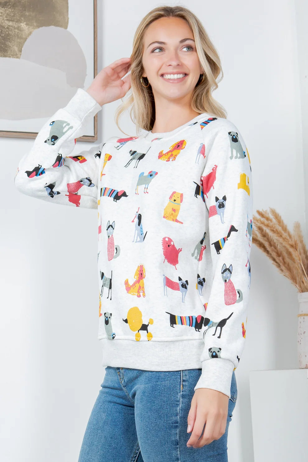 Colorful Dogs Sweatshirt