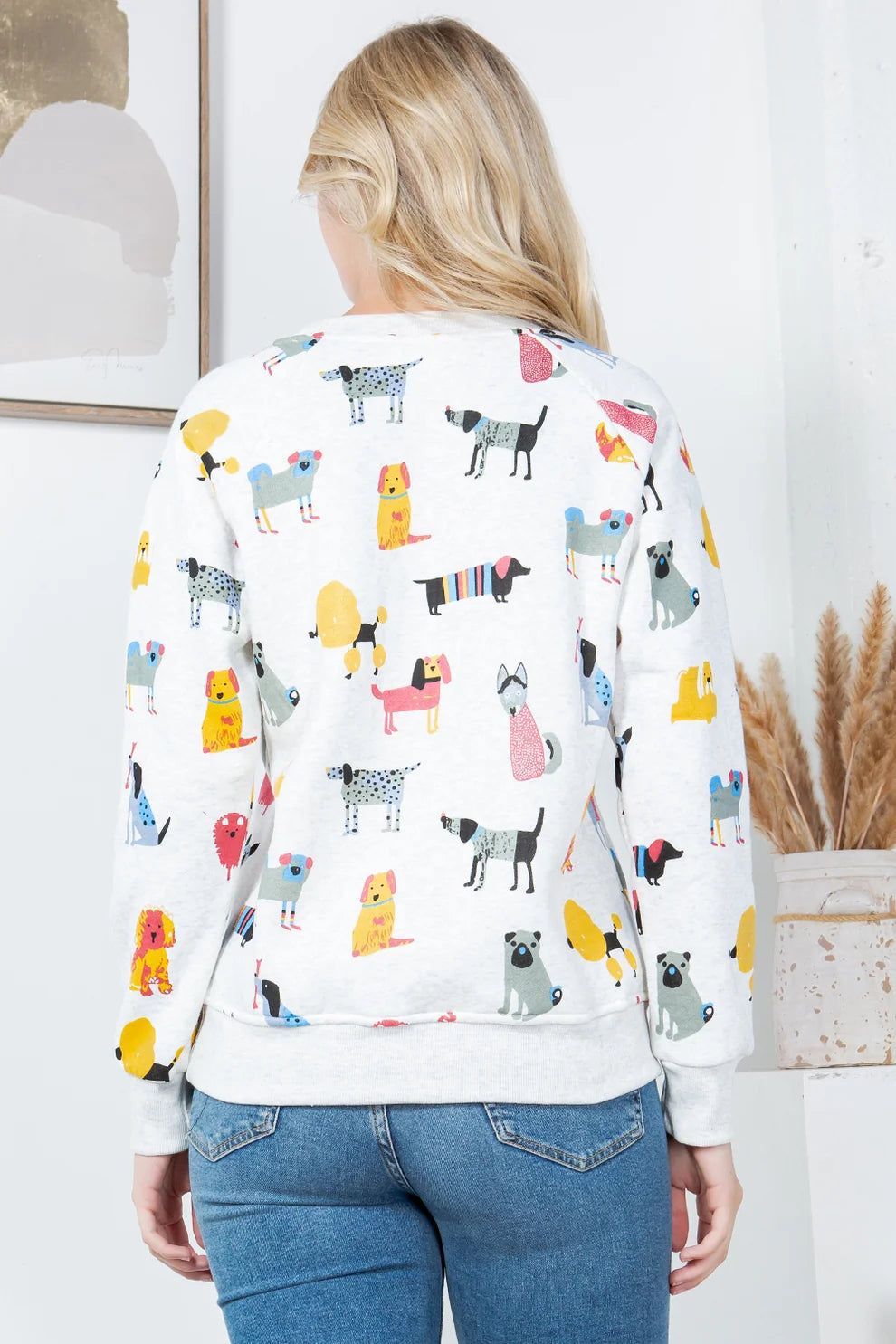 Colorful Dogs Sweatshirt