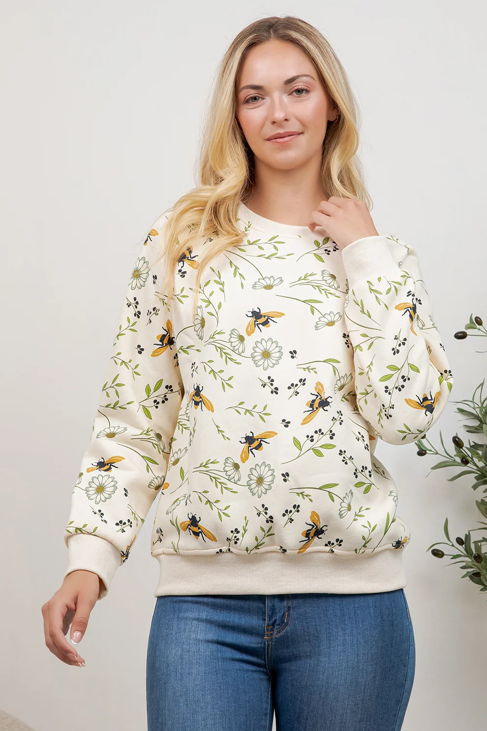 Honeybee Garden Sweatshirt