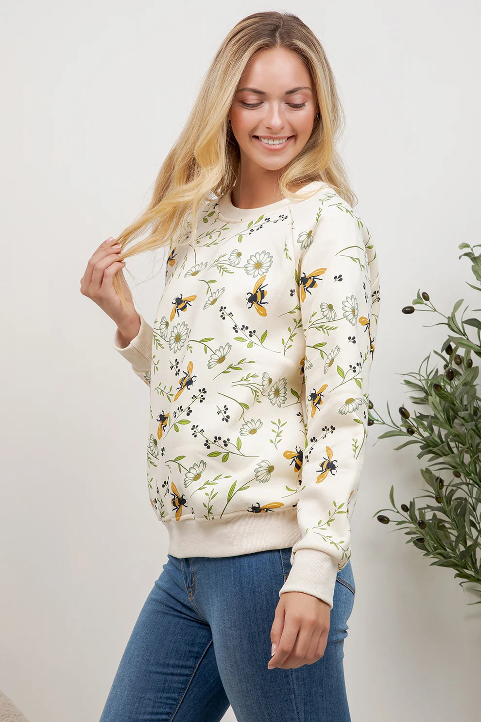 Honeybee Garden Sweatshirt