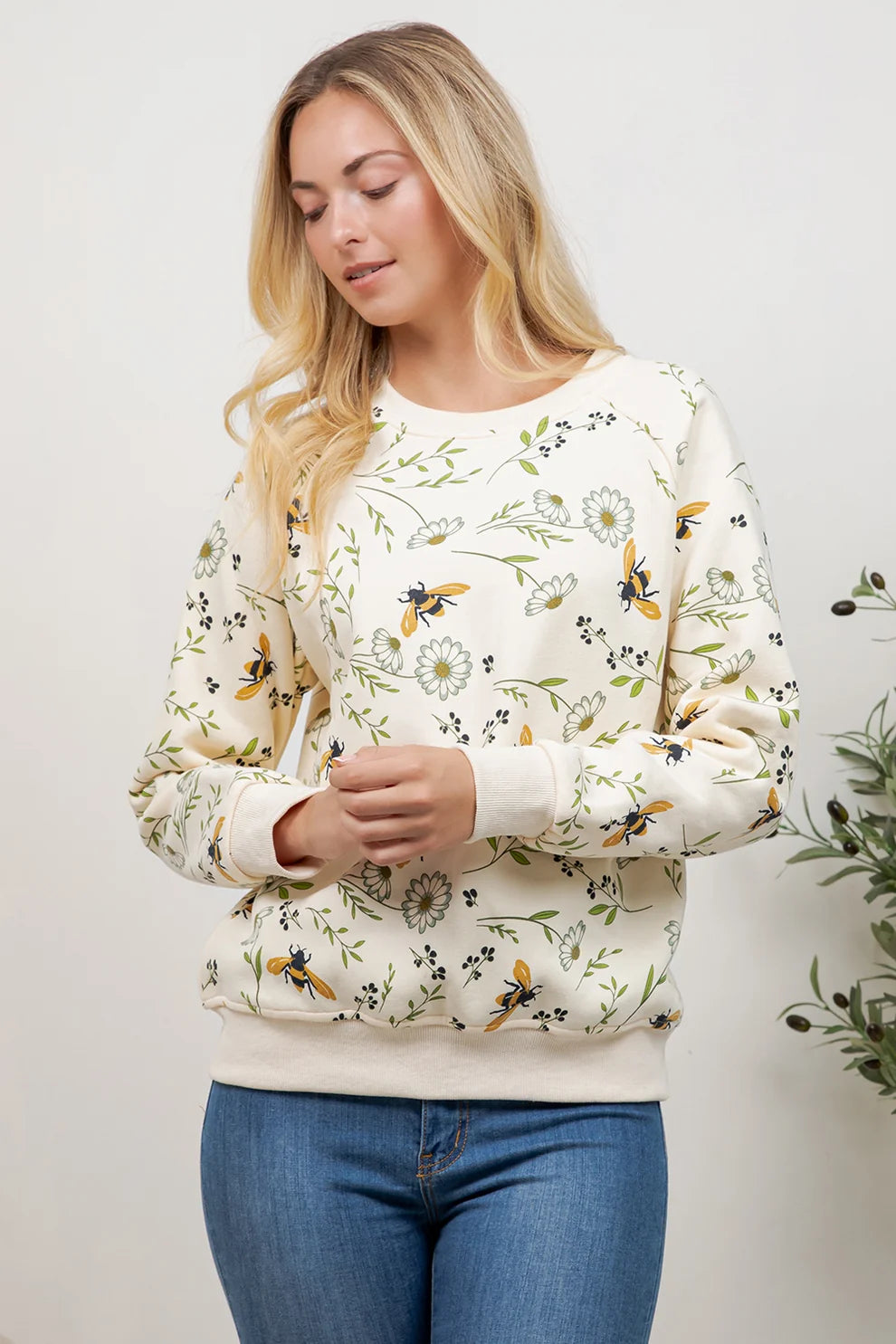 Honeybee Garden Sweatshirt
