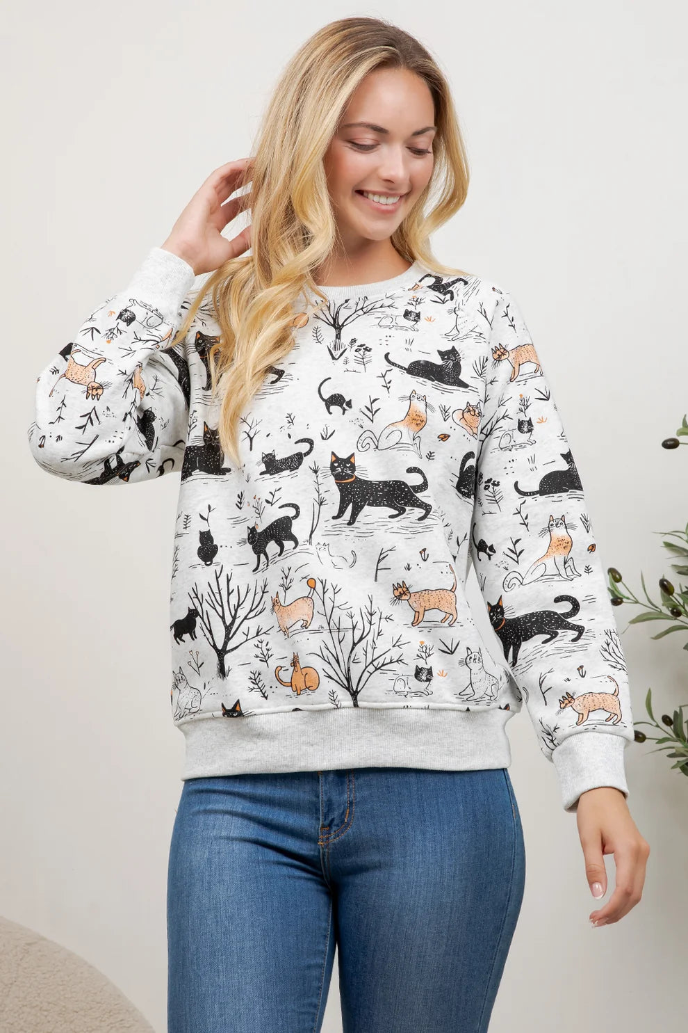 Playful Cats Sweatshirt