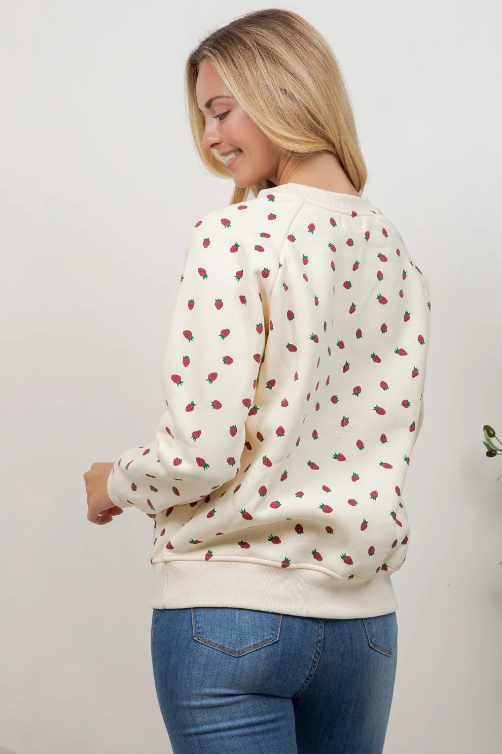 Strawberry Crewneck Sweatshirt