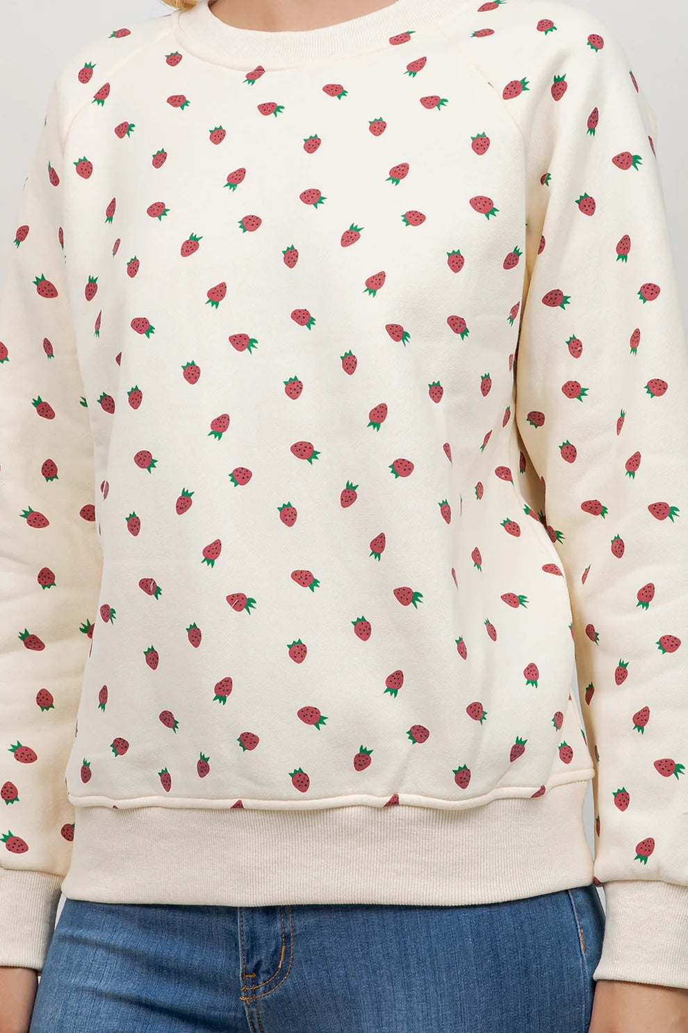 Strawberry Crewneck Sweatshirt