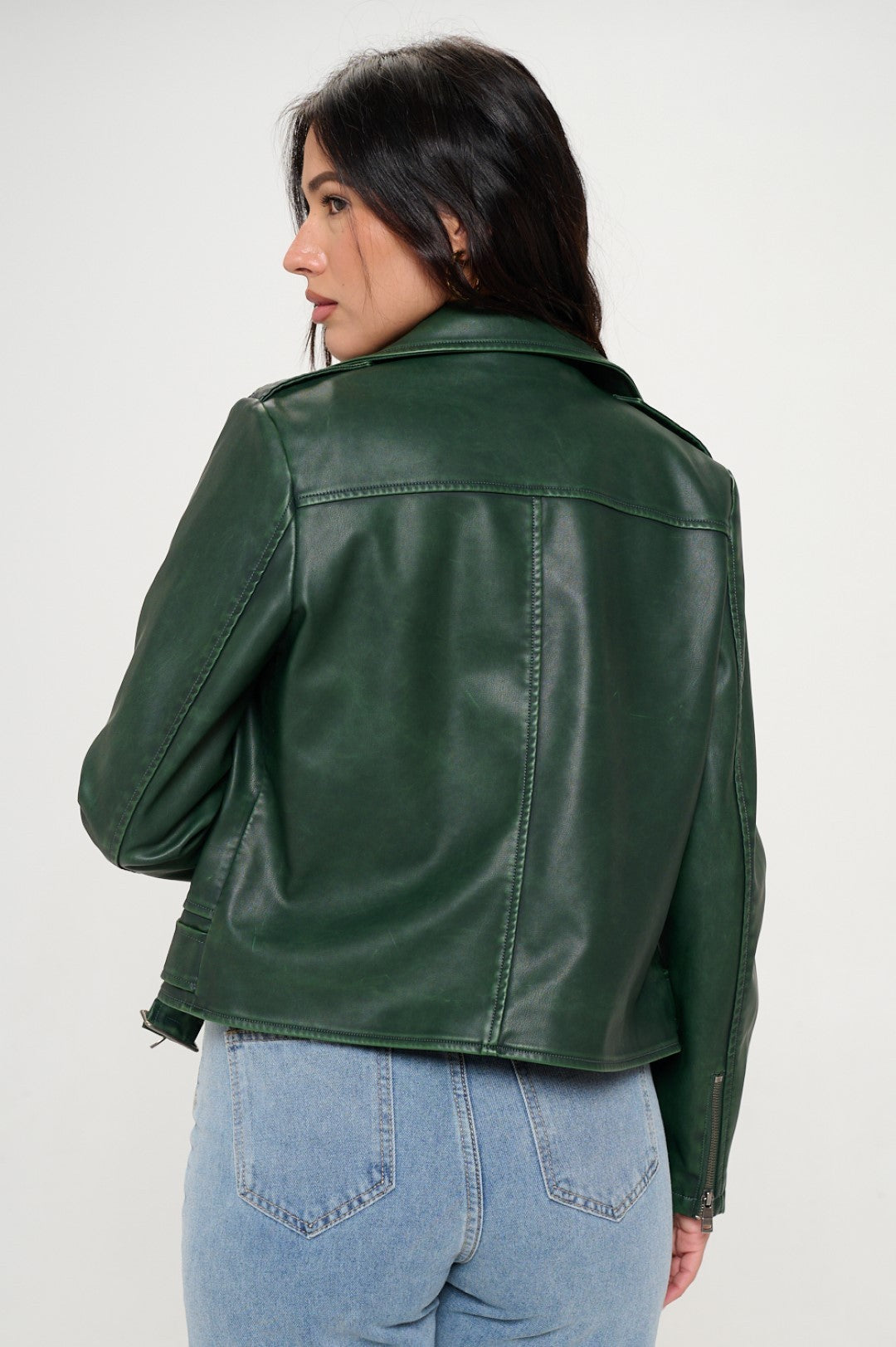 Asymmetric Belt Jacket