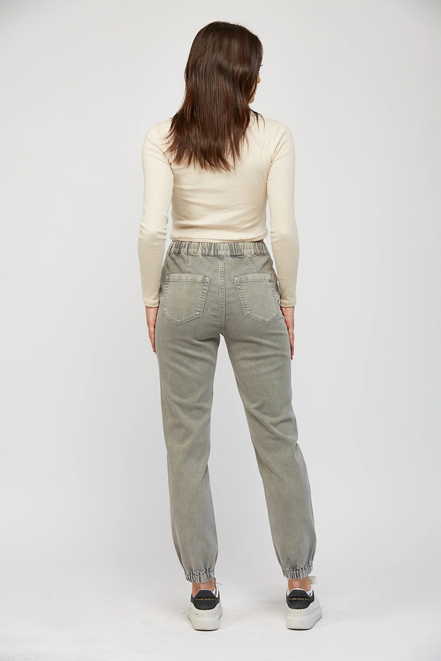 High Rise Cropped Joggers