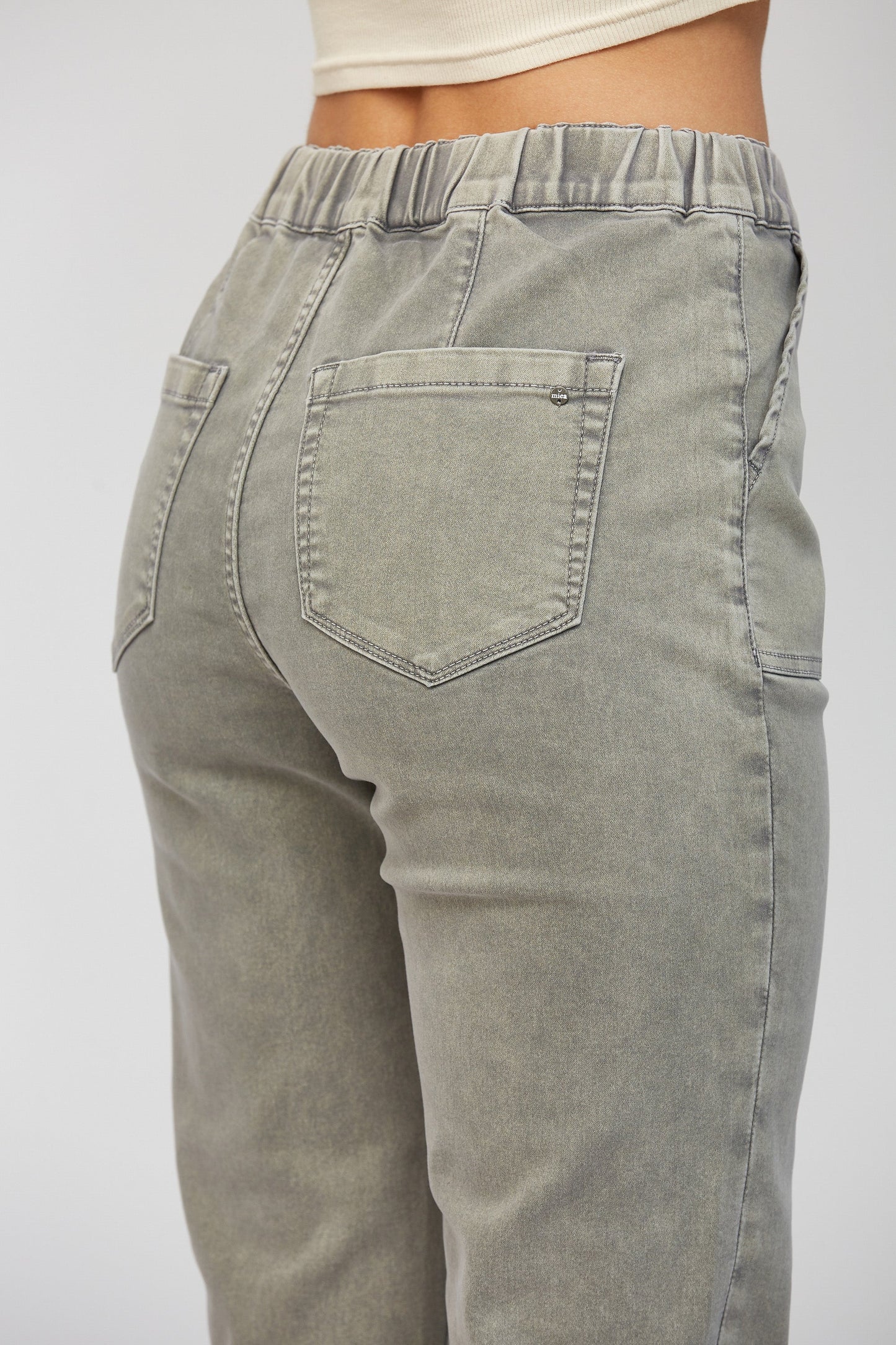 High Rise Cropped Joggers