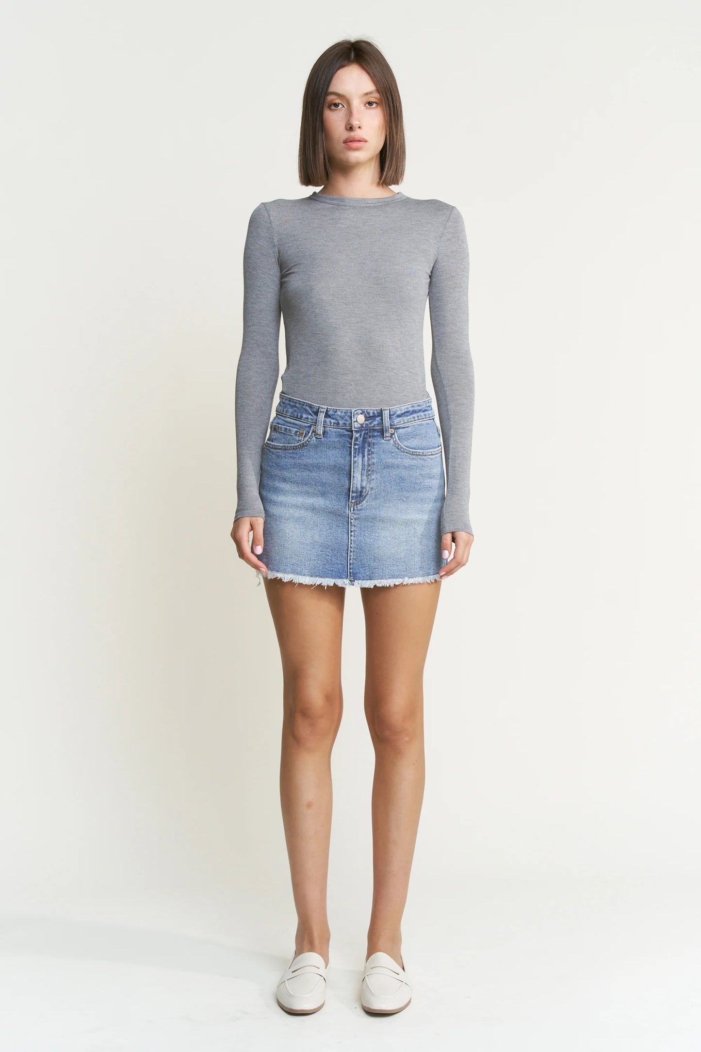 Denim Mini Skirt