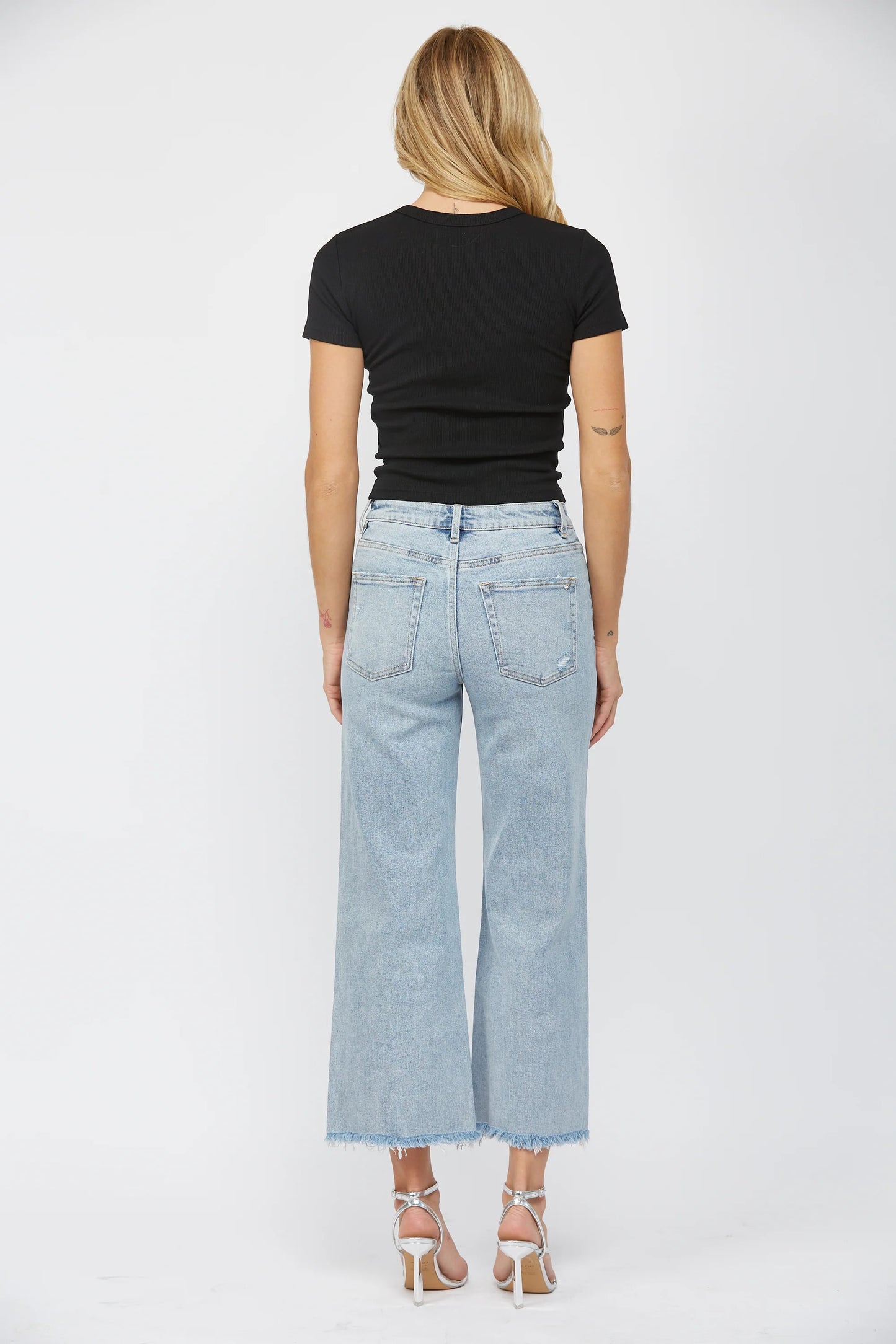 High Rise Ankle Jeans