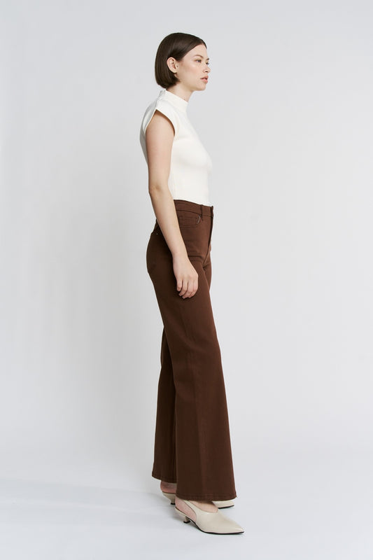 Brown High Rise Jeans