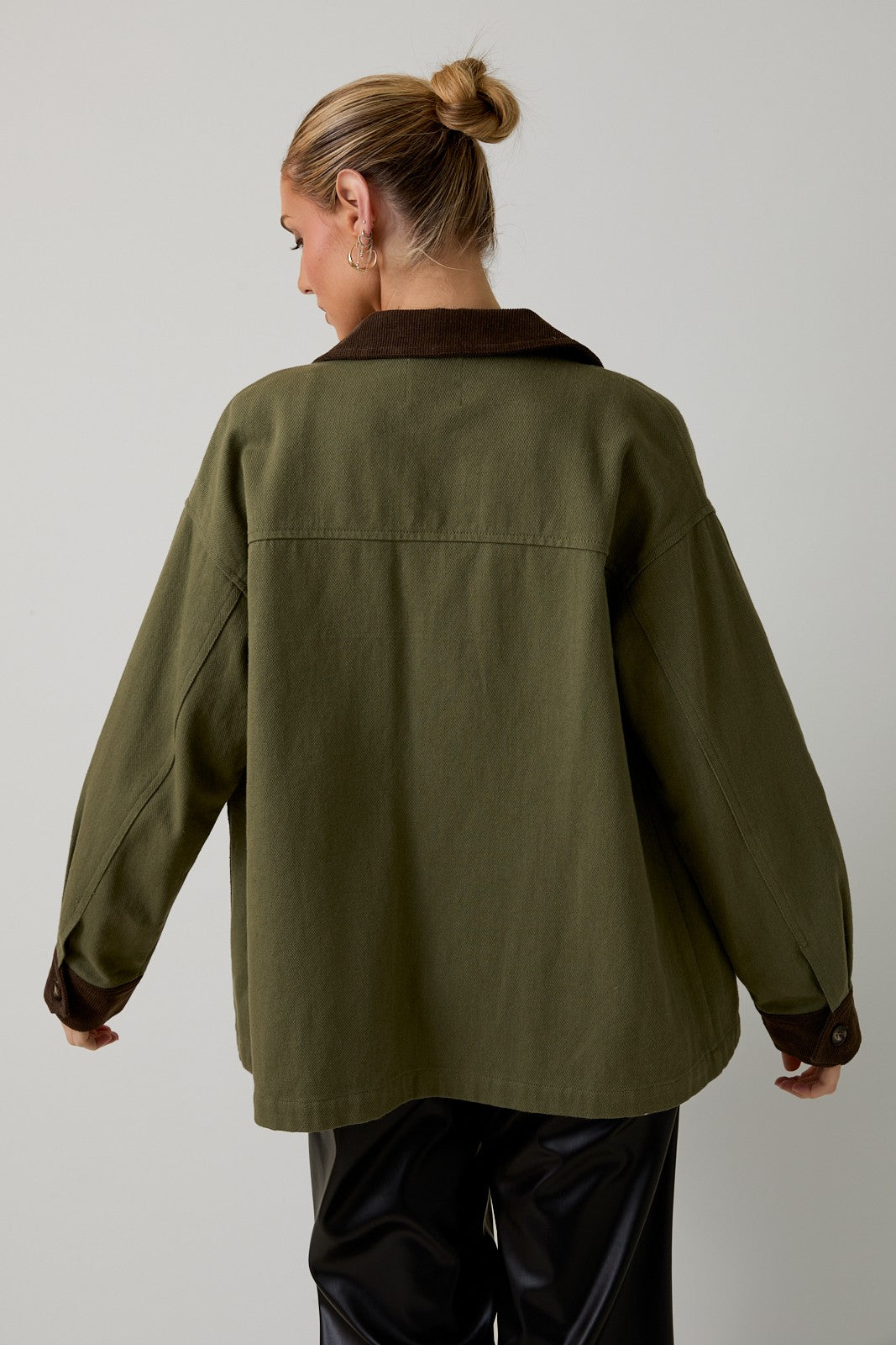 Button Down Barn Shacket