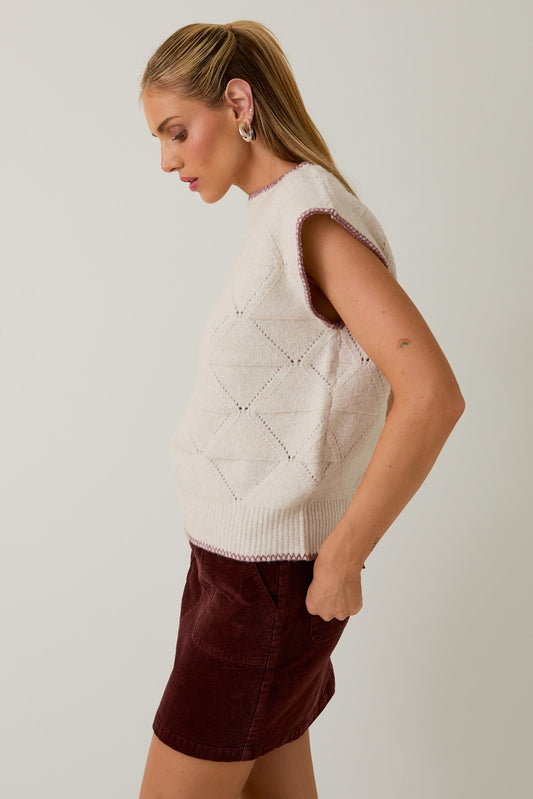 High Neck Sweater Top
