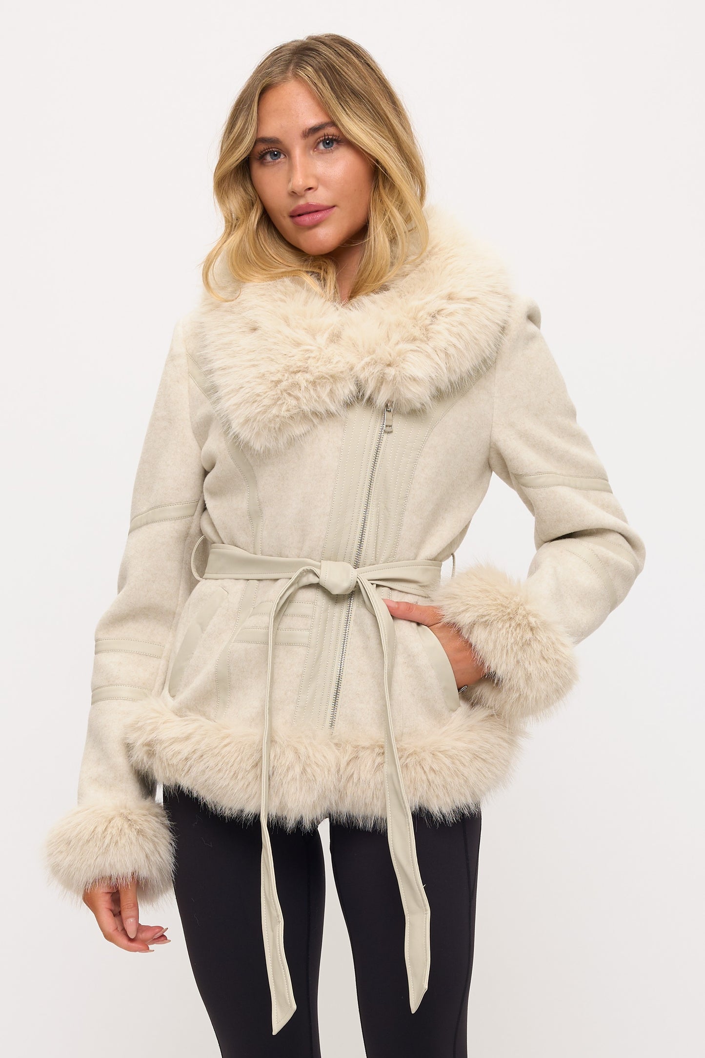Monaco Luxe Sherpa Jacket