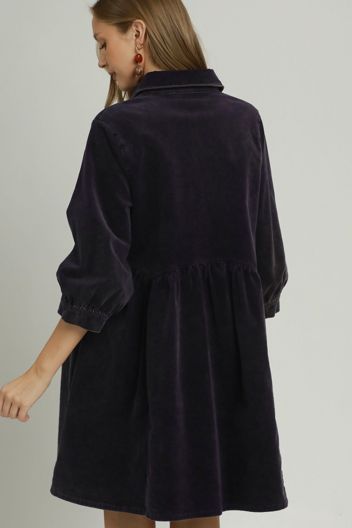 Mineral Washed Mini Dress