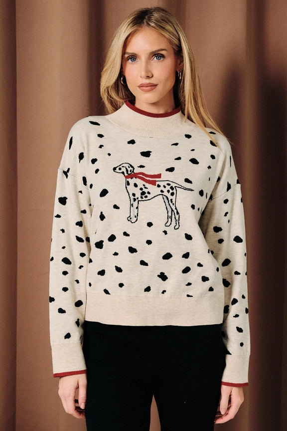 Dalmatian Graphic Sweater