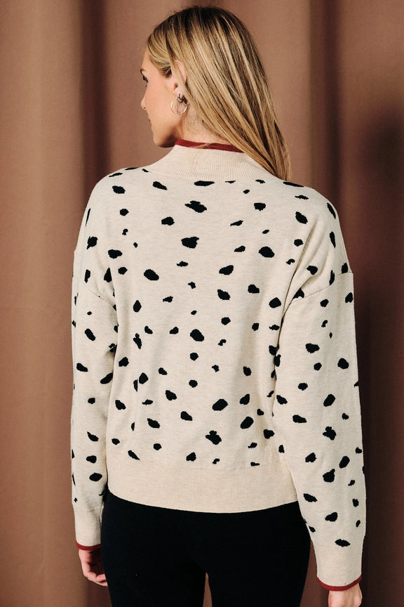 Dalmatian Graphic Sweater