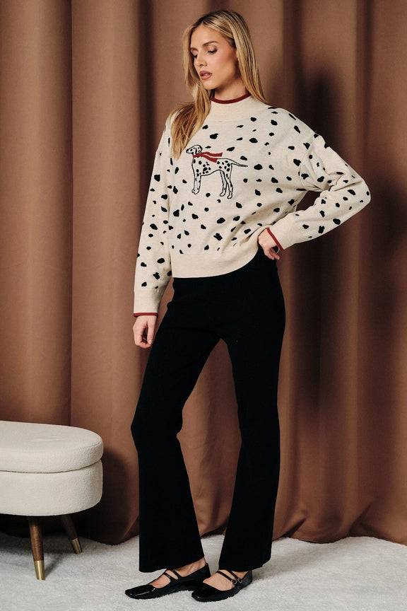Dalmatian Graphic Sweater
