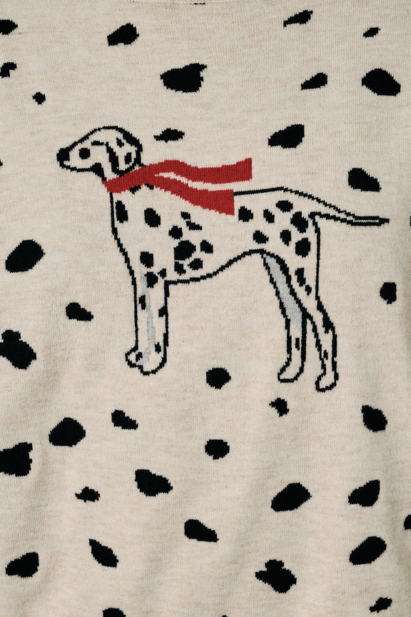 Dalmatian Graphic Sweater