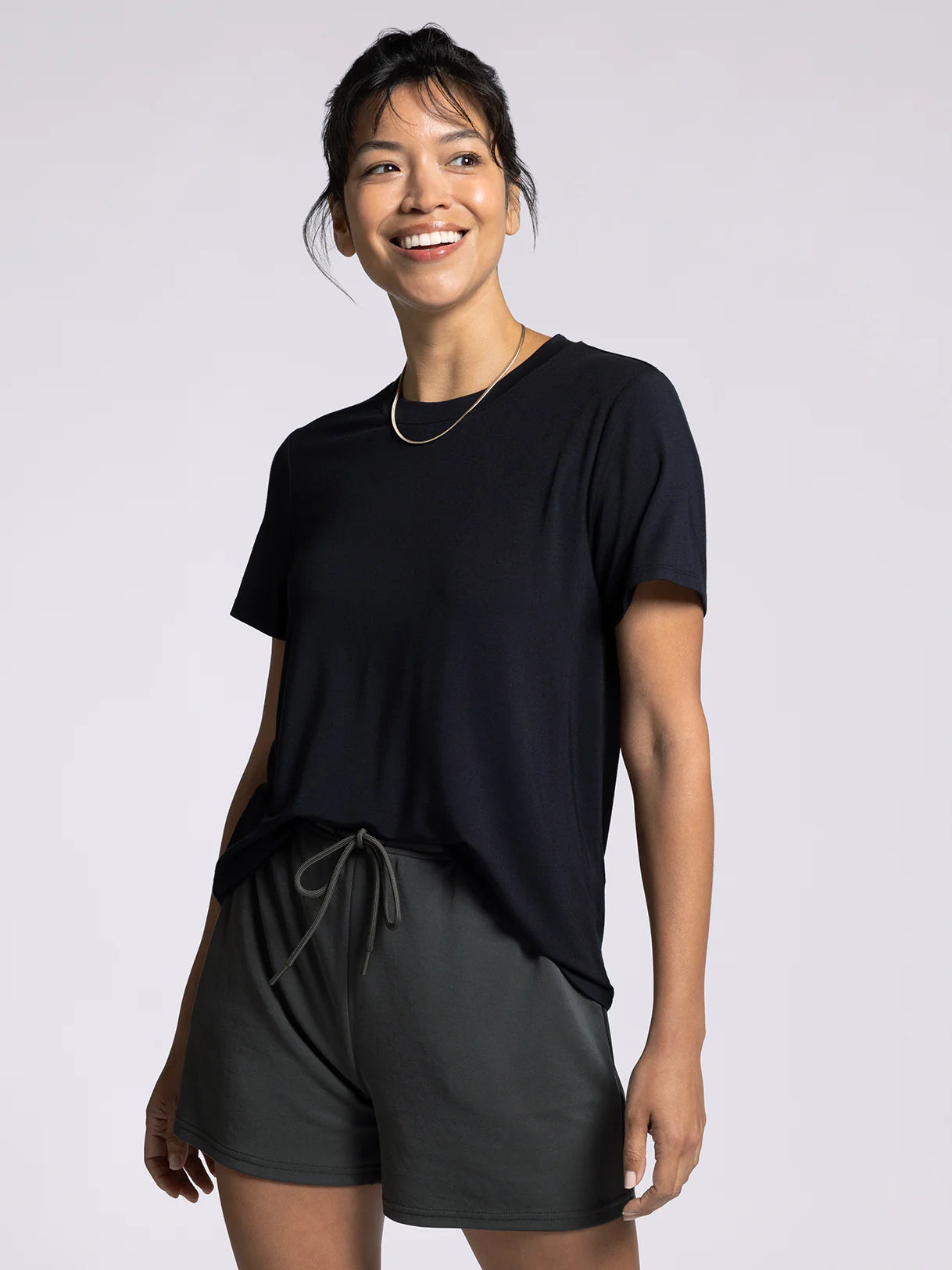 Nikki Everyday Luxe Top - Black