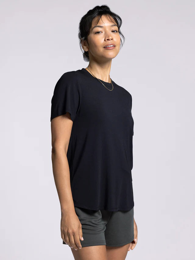 Nikki Everyday Luxe Top - Black