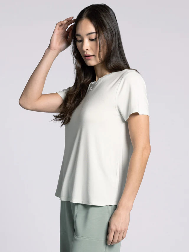 Nikki Everyday Luxe Top - Frosted Mint