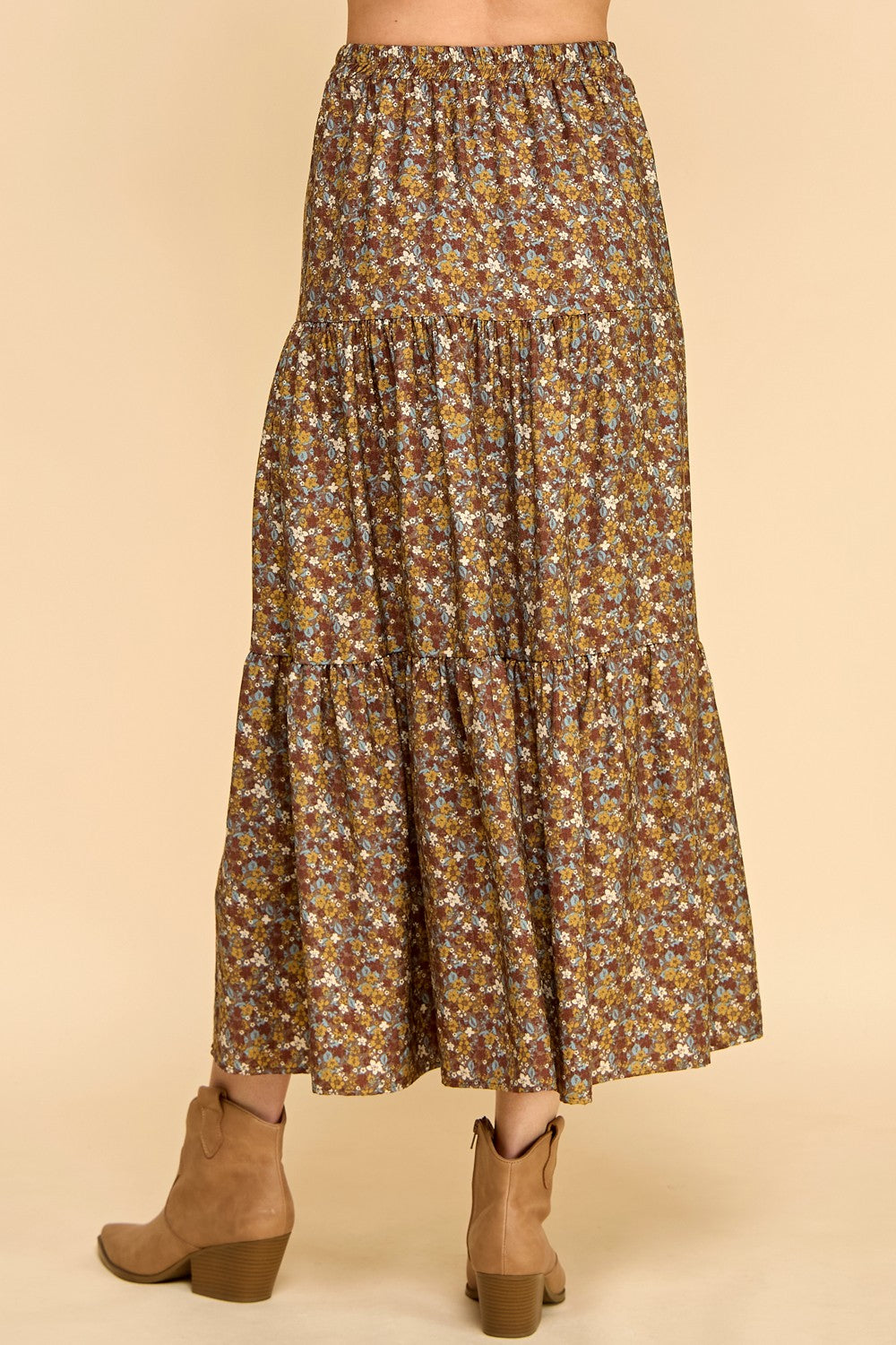 Boho Floral Maxi Skirt