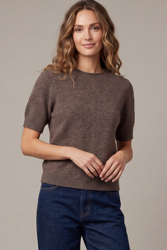 Short Sleeve Sweater Top