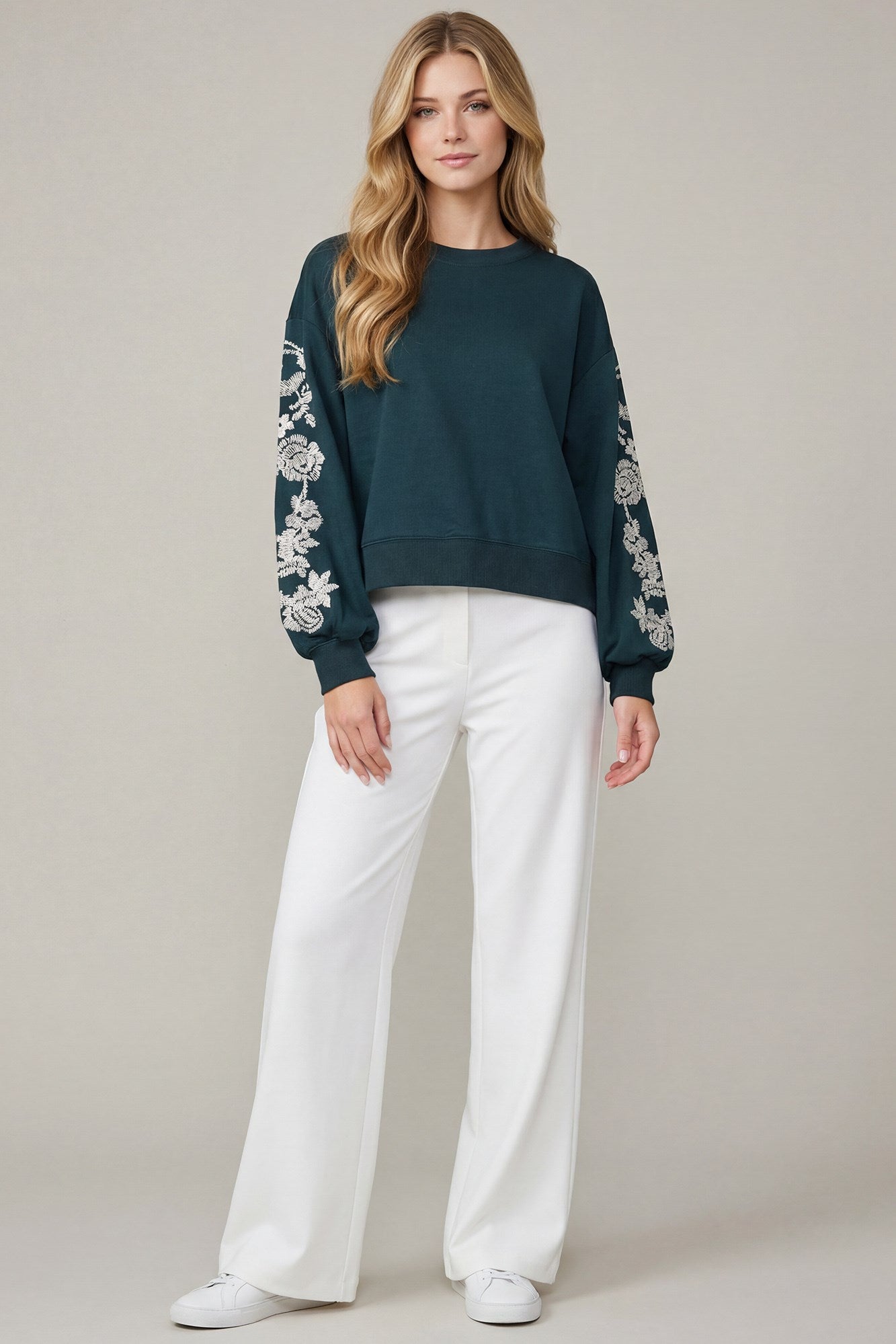 Scuba Knit Sweater Top