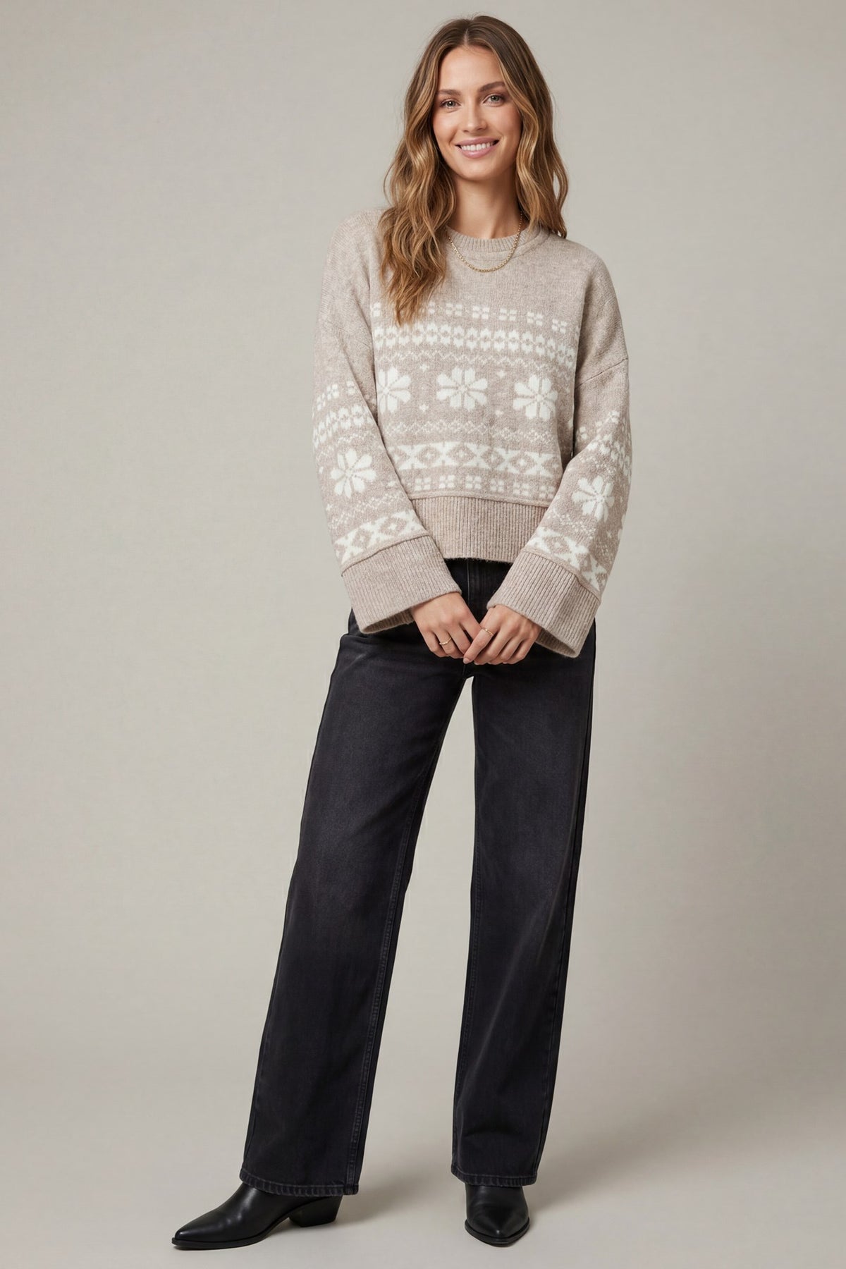 Nordic Snowflake Sweater