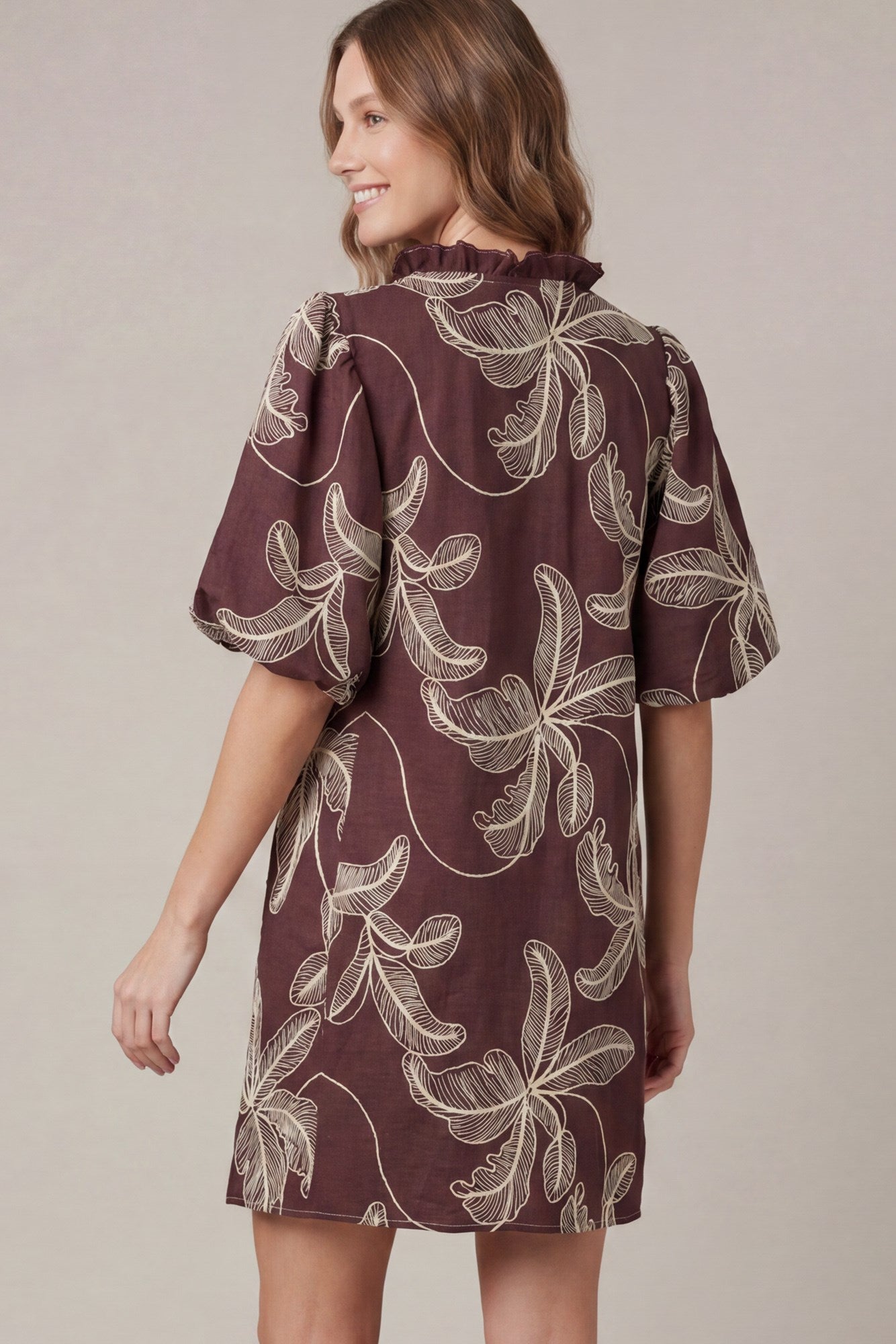 Embroidered Shirt Dress