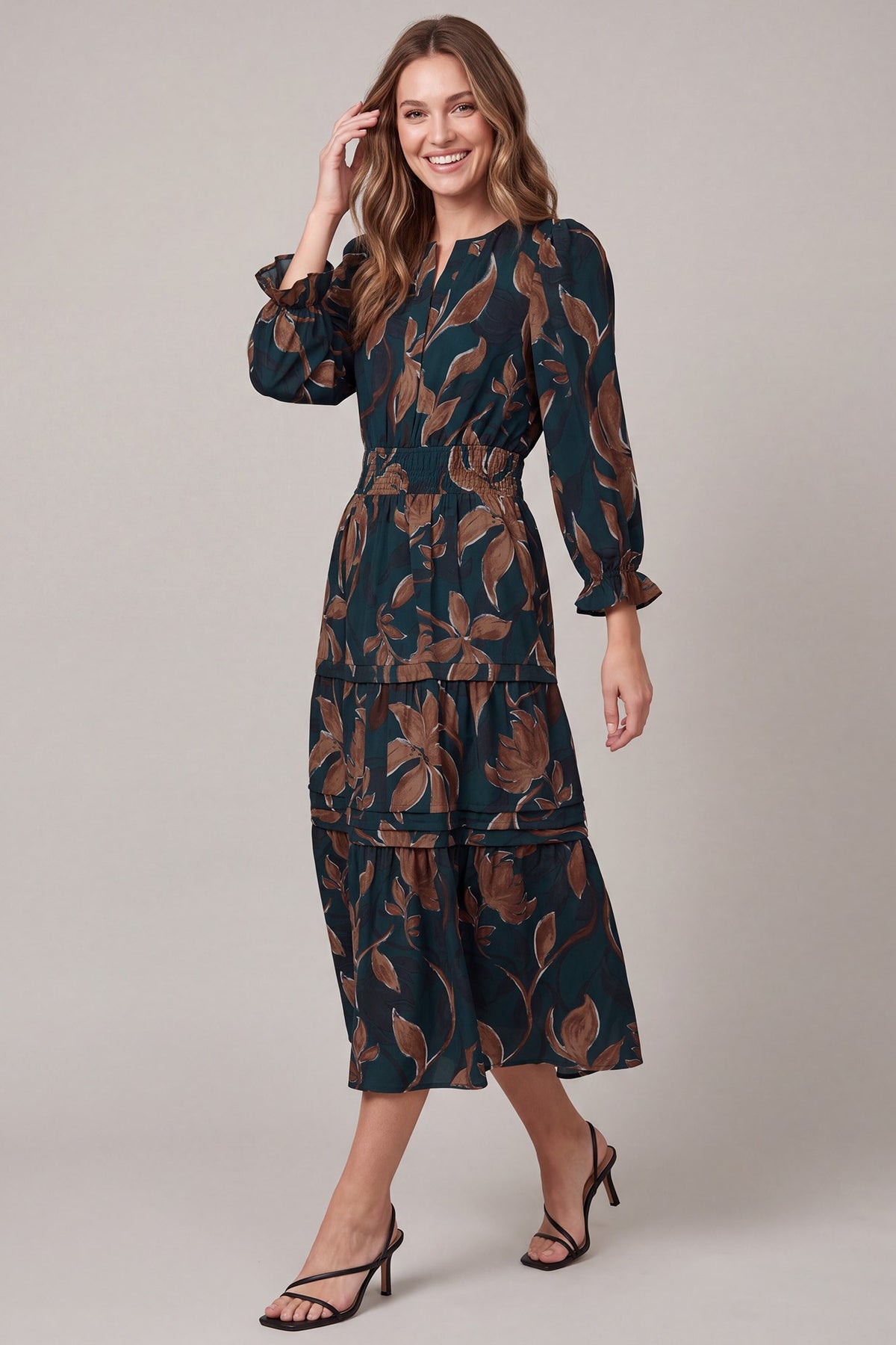 Autumn Botanical Dress