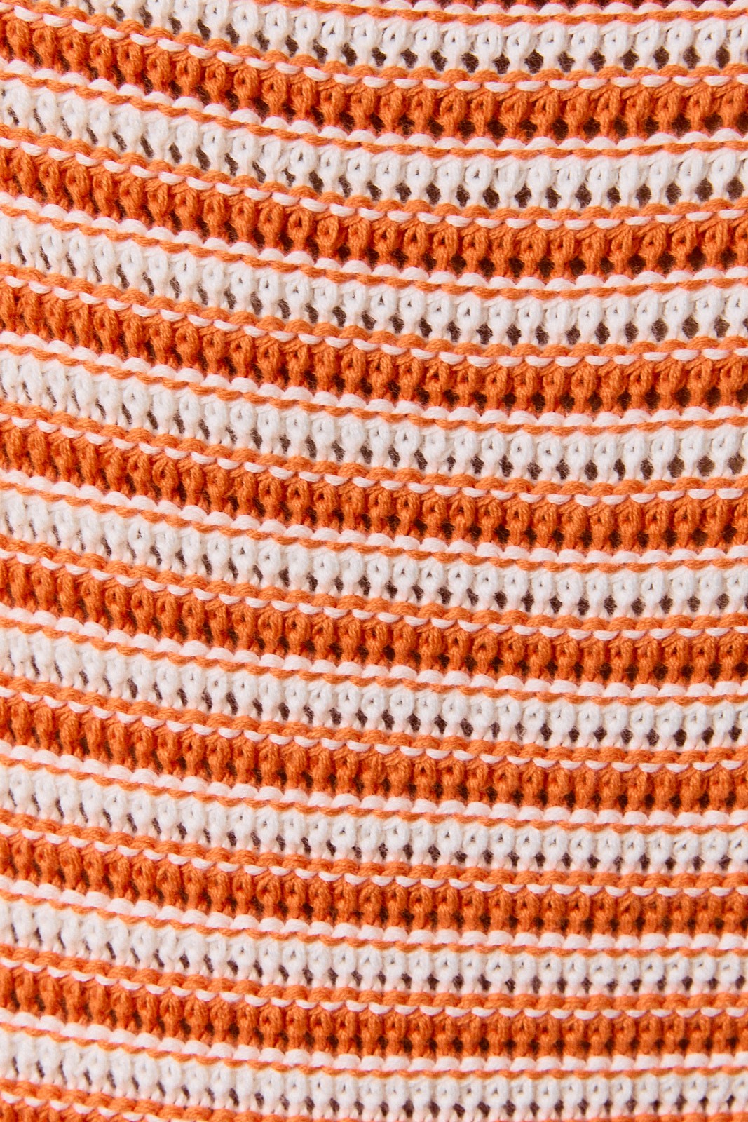 Sunset Stripe Crochet Tank