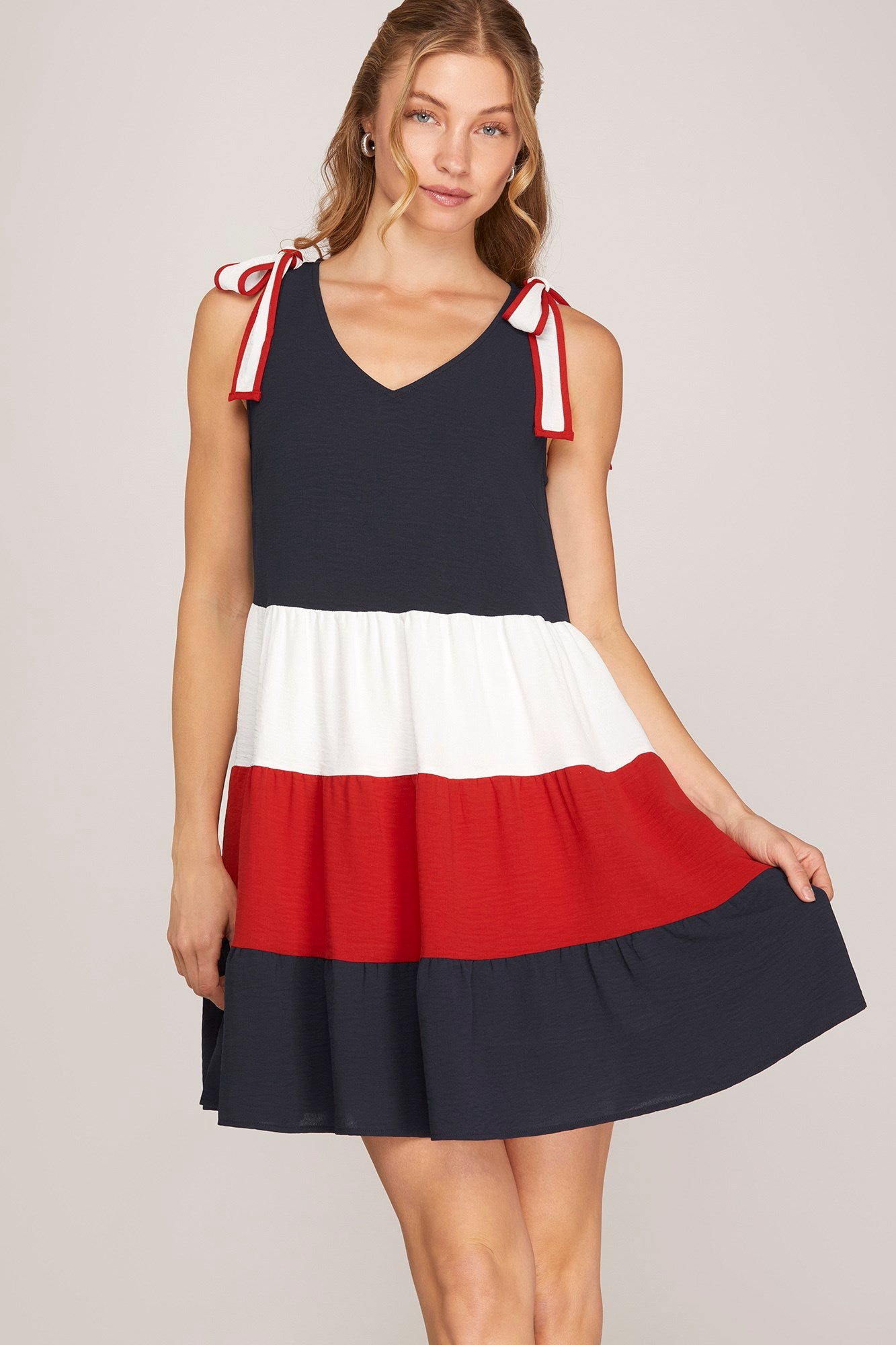 Americana Bow Dress